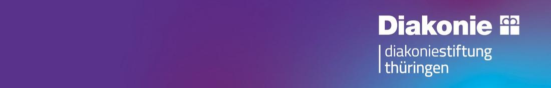 Farbverlauf mit Logo der Diakoniestiftung Thüringen