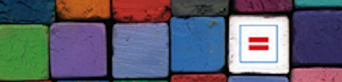 Auf dem Bild sind die Balken mit dem Logo des Landesverband Hessen zu sehen