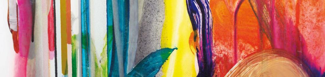 SCHUFA-Kunstwerk in bunten Farben